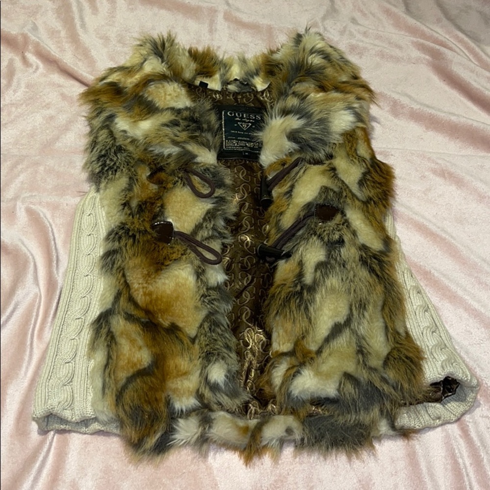 Guess Faux Fur Vest